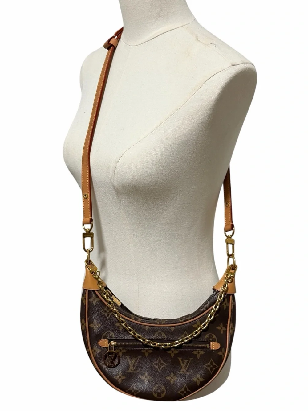 Louis Vuitton Loop Monogram Canvas Shoulder Crossbody Bag